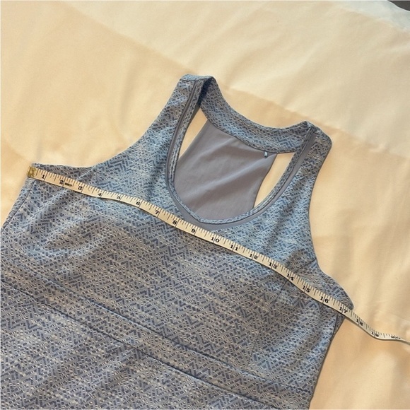 MONDETTA active sports dress green blue built in bra racerback travel size large - Picture 9 of 13